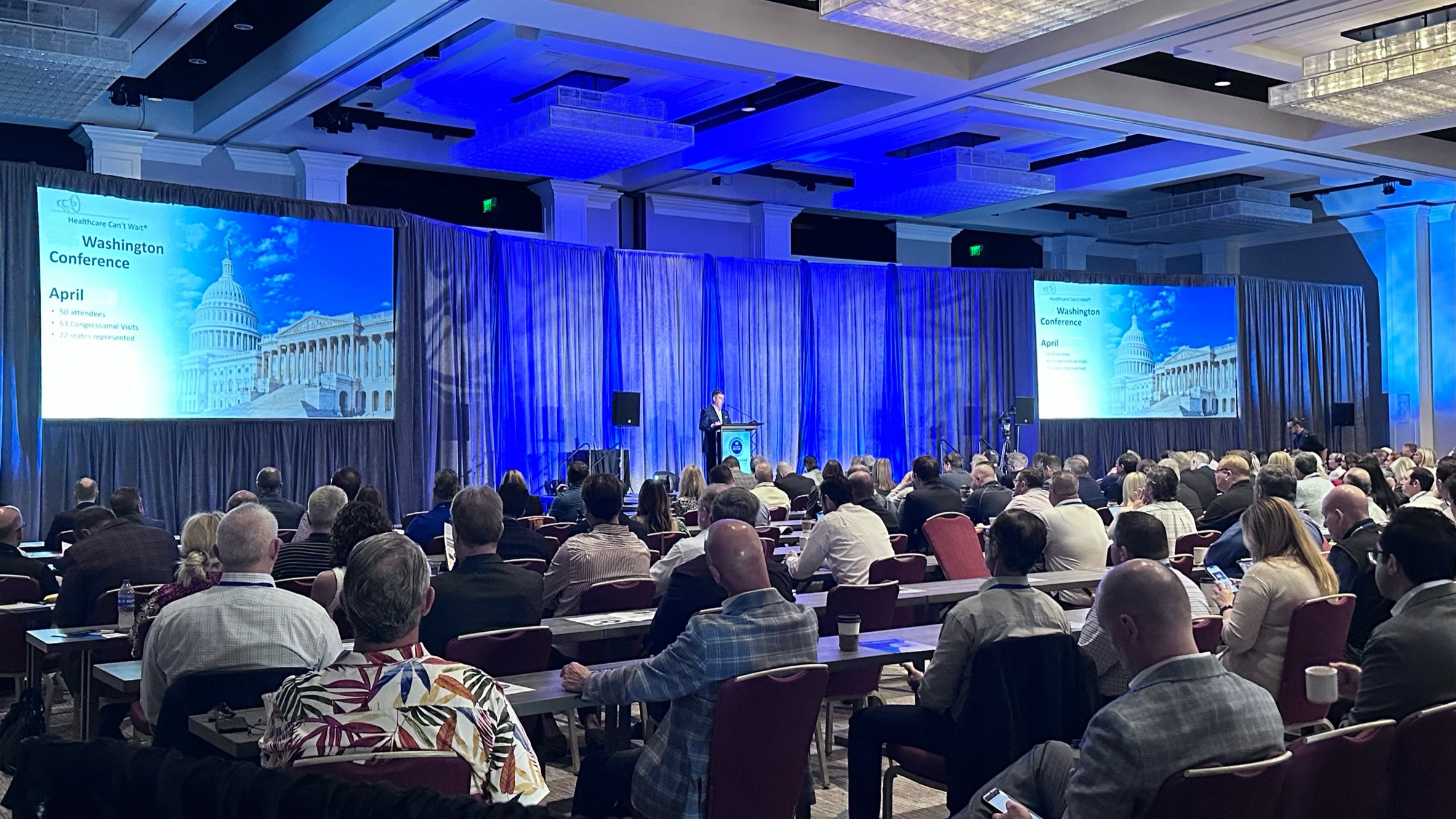 Large Scale AV Stage Setup